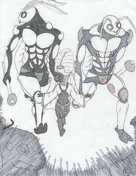 Inktober day 13: Guarded