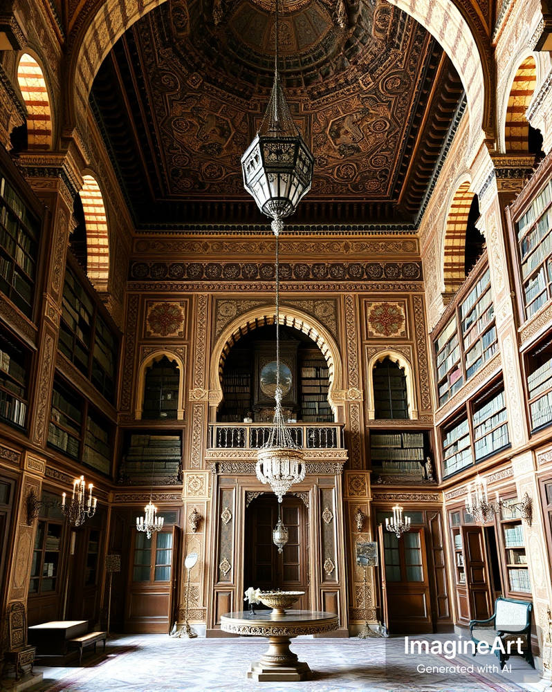 Spain Library. Interior The Library in Southern Spain by Baarendro on DeviantArt