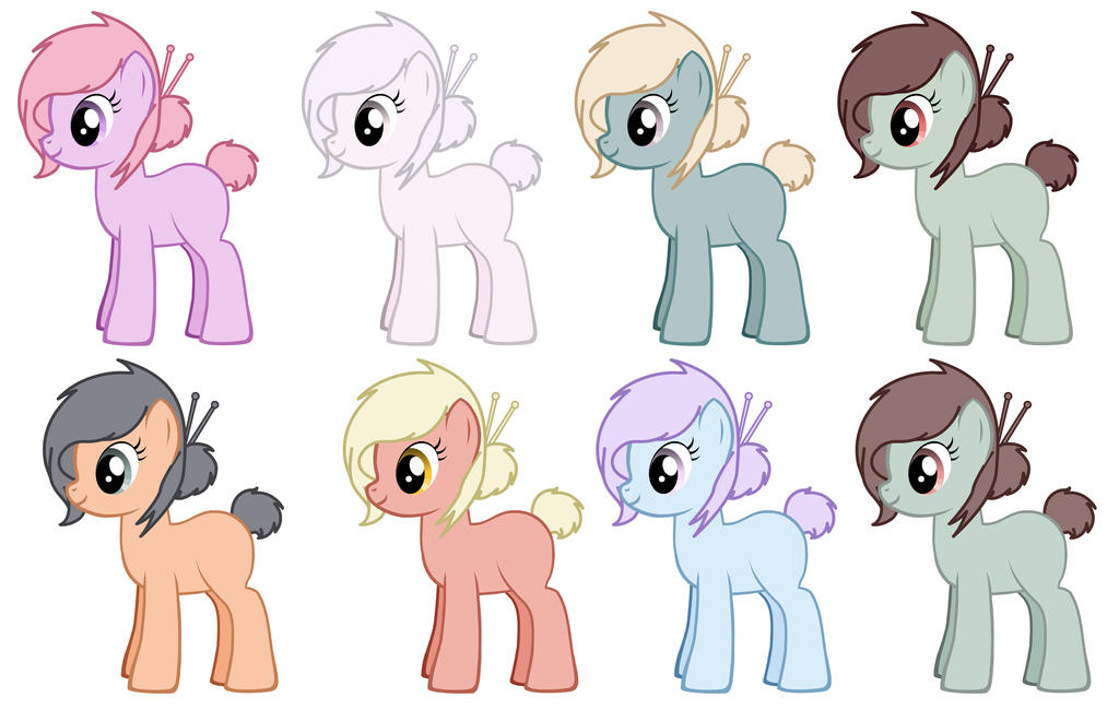 MLP OC color ideas by Mimic-Slenderpony on DeviantArt