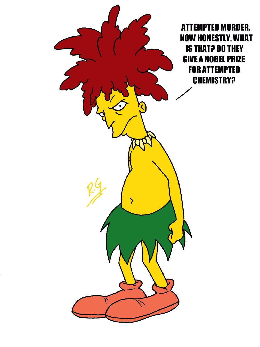 Sideshow Bob Smashed Sideshow Bob by DANGERcomics on DeviantArt