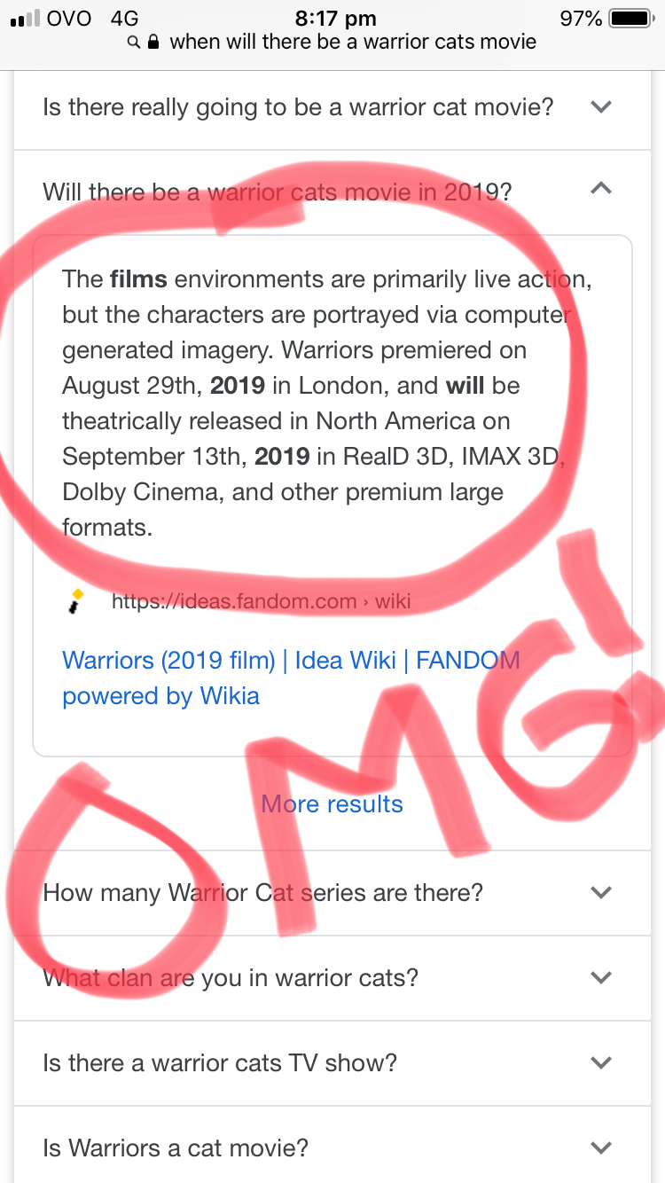 Warriors (feature film), Idea Wiki