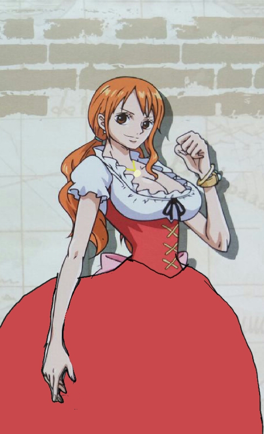 Nami as Yurie in her wedding dress by EmperorRoku on DeviantArt