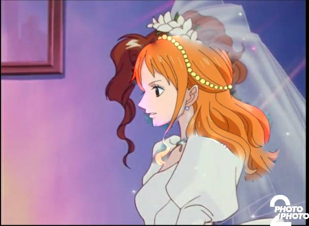 Nami as Yurie in her wedding dress by EmperorRoku on DeviantArt