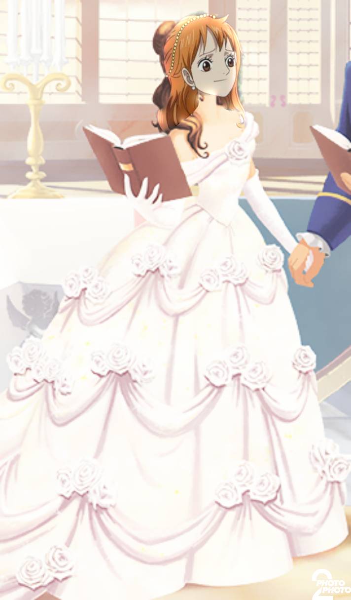 Nami as Princess Diana of Wales in her Wedding Dress : r/OnePiece