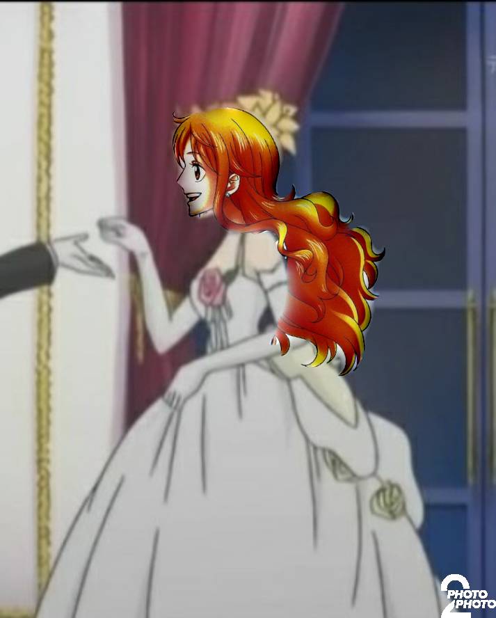 Nami as Yurie in her wedding dress by EmperorRoku on DeviantArt