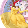Jenna as Belle in her poofy ball gown