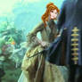 Belle as Elizabeth Swann in her Wedding Dress #6