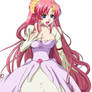 Lacus Clyne as Euphy in her ball gown