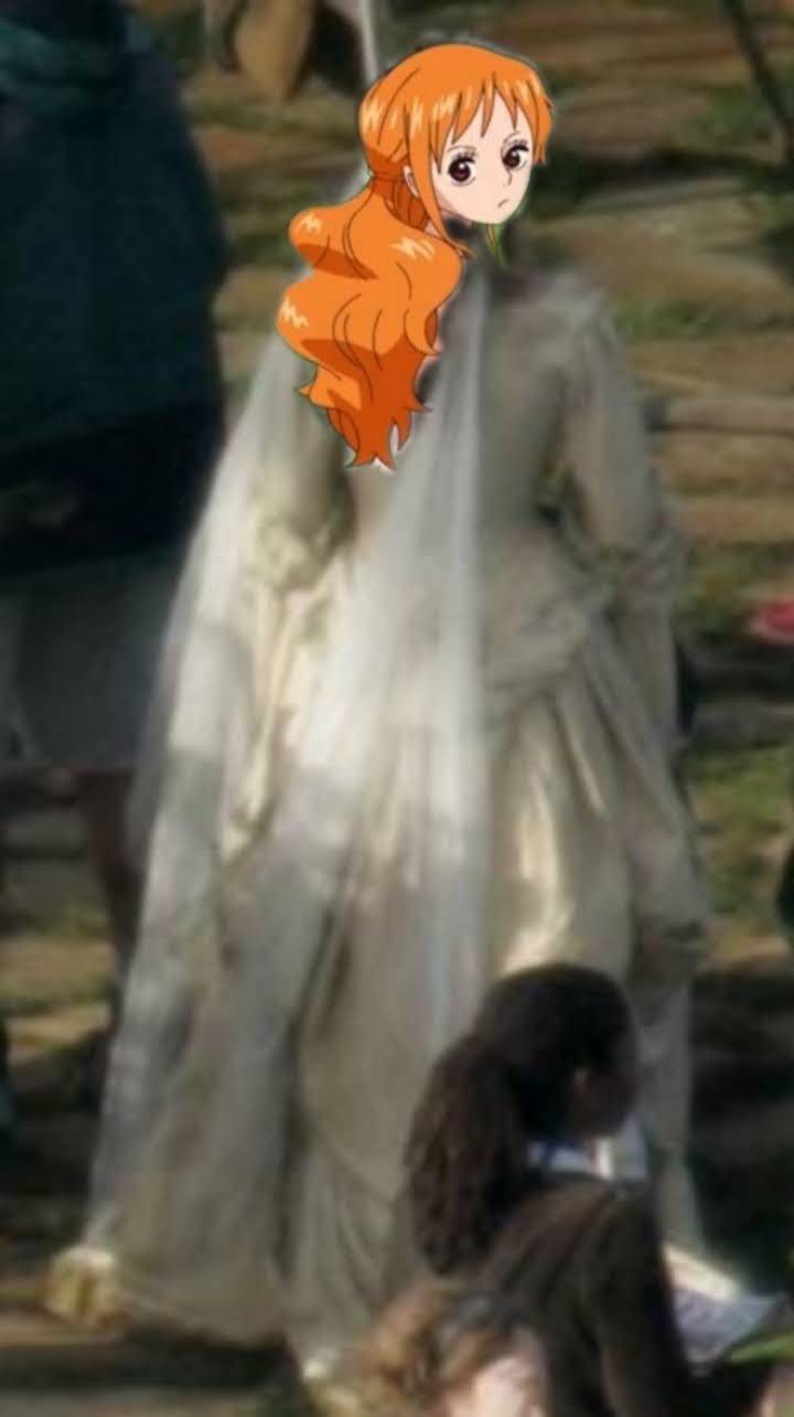 Nami as Yurie in her wedding dress by EmperorRoku on DeviantArt