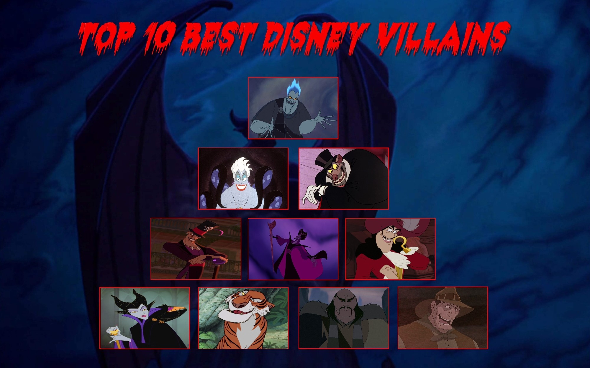 My Top 10 Disney Villains By Emperorroku On Deviantart My Top 10 Disney Villains By Emperorroku On Deviantart