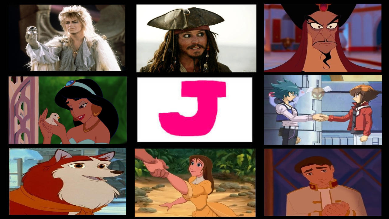 Letter R J Characters My Favorite Letter J Characters by EmperorRoku on DeviantArt
