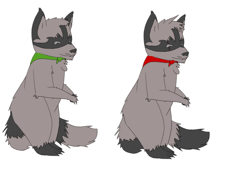 Twin Raccoons Unshaded Raccoon Twins by Brinazzle on DeviantArt
