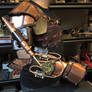 Steampunk Arm with piston. Work in progress.