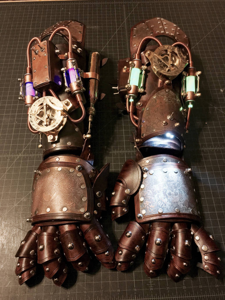 My Personal Gauntlets by CraftedSteampunk on DeviantArt