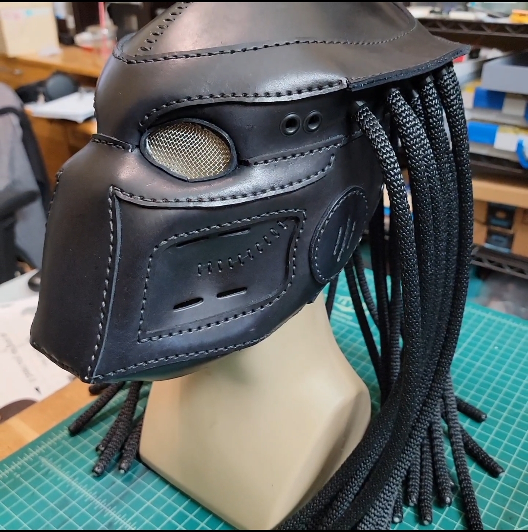 Leather Predator Mask Predator Mask Leather Mask 