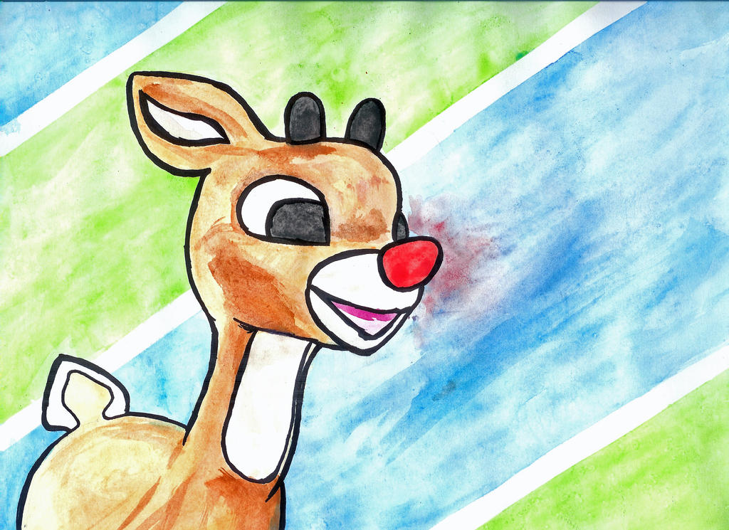 Rudolph The Red Nosed Reindeer by binkaminka