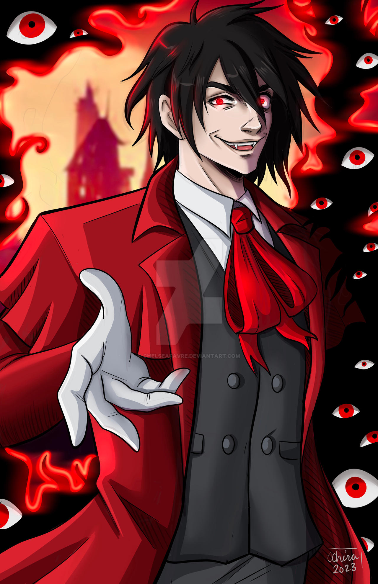 The Vampire Alucard by ChelseaFavre on DeviantArt