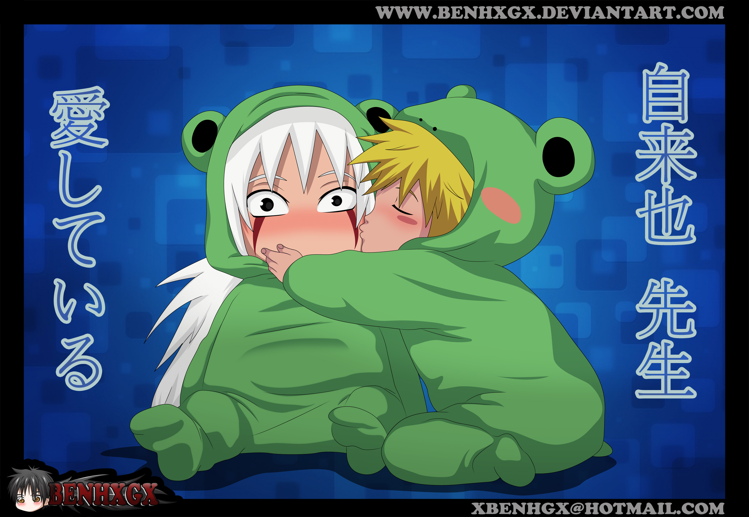 Cute Chibi  Jiraiya and Minato