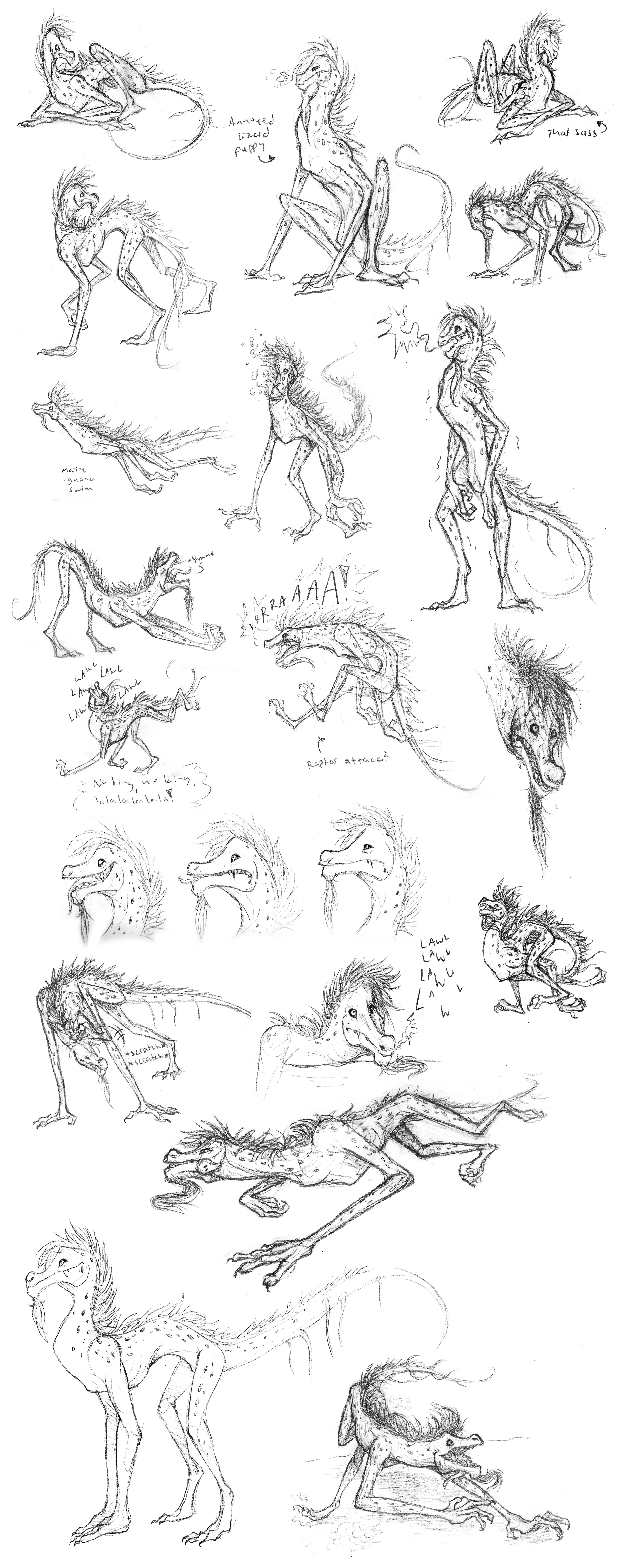 Te'iiar Monster Sketchdump