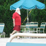 Vacationing Santa