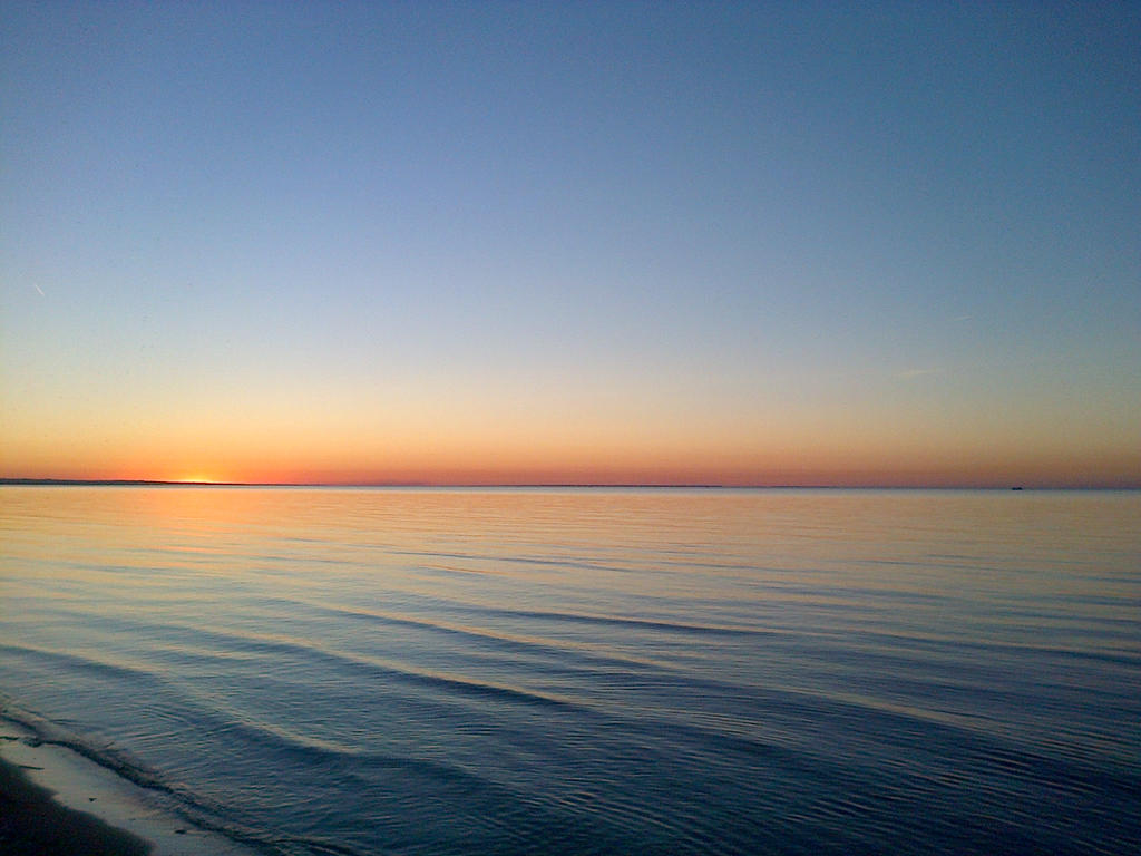 lake sunset