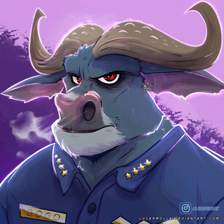 Chief Bogo (Zootopia) by LucasMolla on DeviantArt Chief Bogo (Zootopia) by LucasMolla on DeviantArt