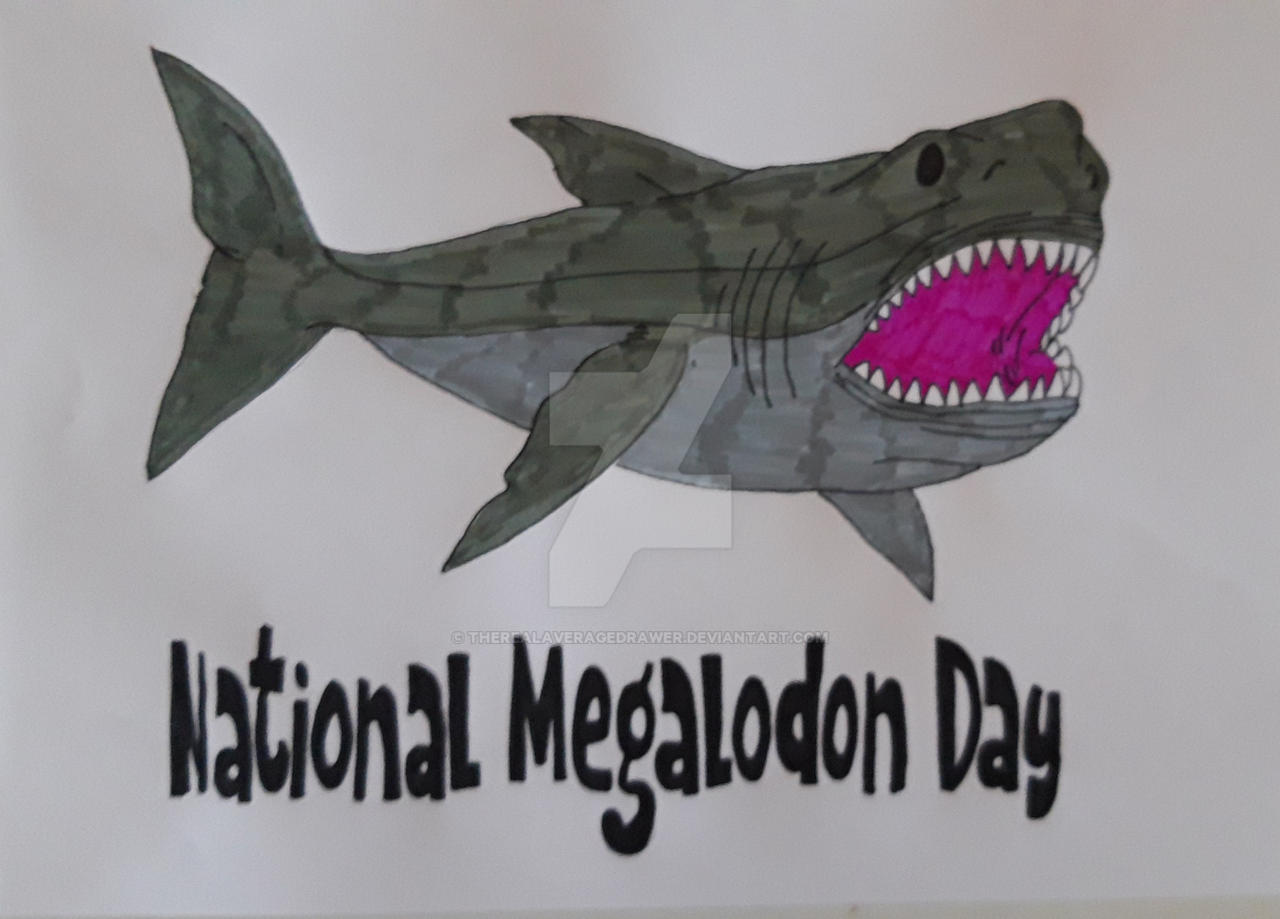 National Megalodon Day by TheRealAverageDrawer on DeviantArt