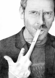 Hugh Laurie - Gregory House 02 by Ilojleen