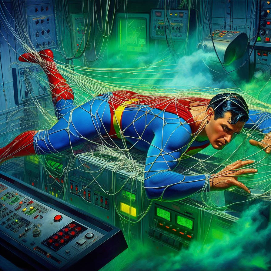 Superman Reeve Defeated Superman defeated by the Supercomputer by SonOfKrypton1978 on DeviantArt