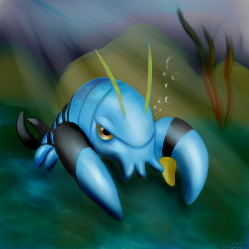Clauncher Pokemon X by on DeviantArt