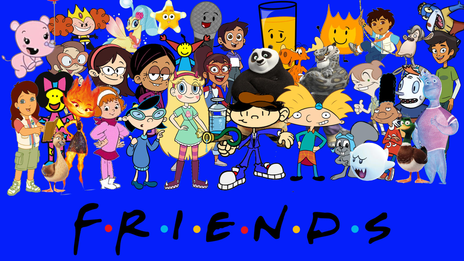 Friends Poster Of My Favorite Characters by JustinThomas10 on DeviantArt