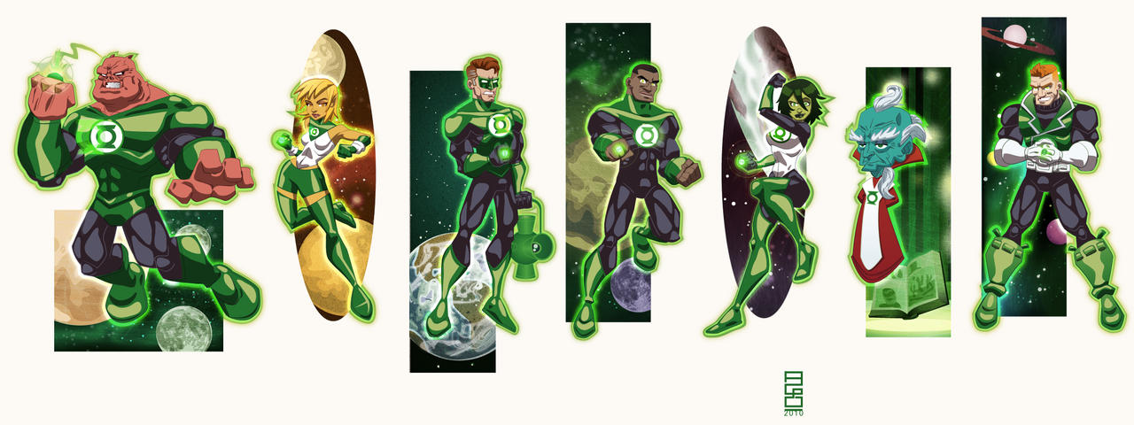 DCU Vol.9: Green Lantern Corps by alexmax