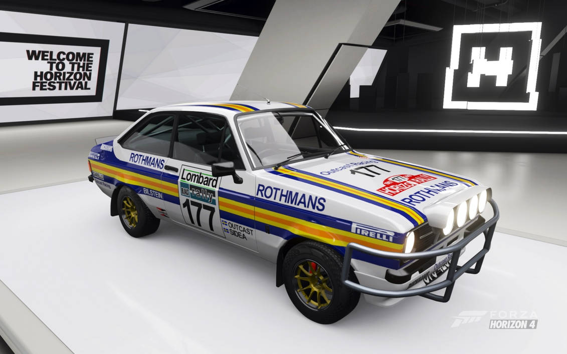 Ford Escort RS1800 Rothmans Rally Team by OutcastOne on DeviantArt