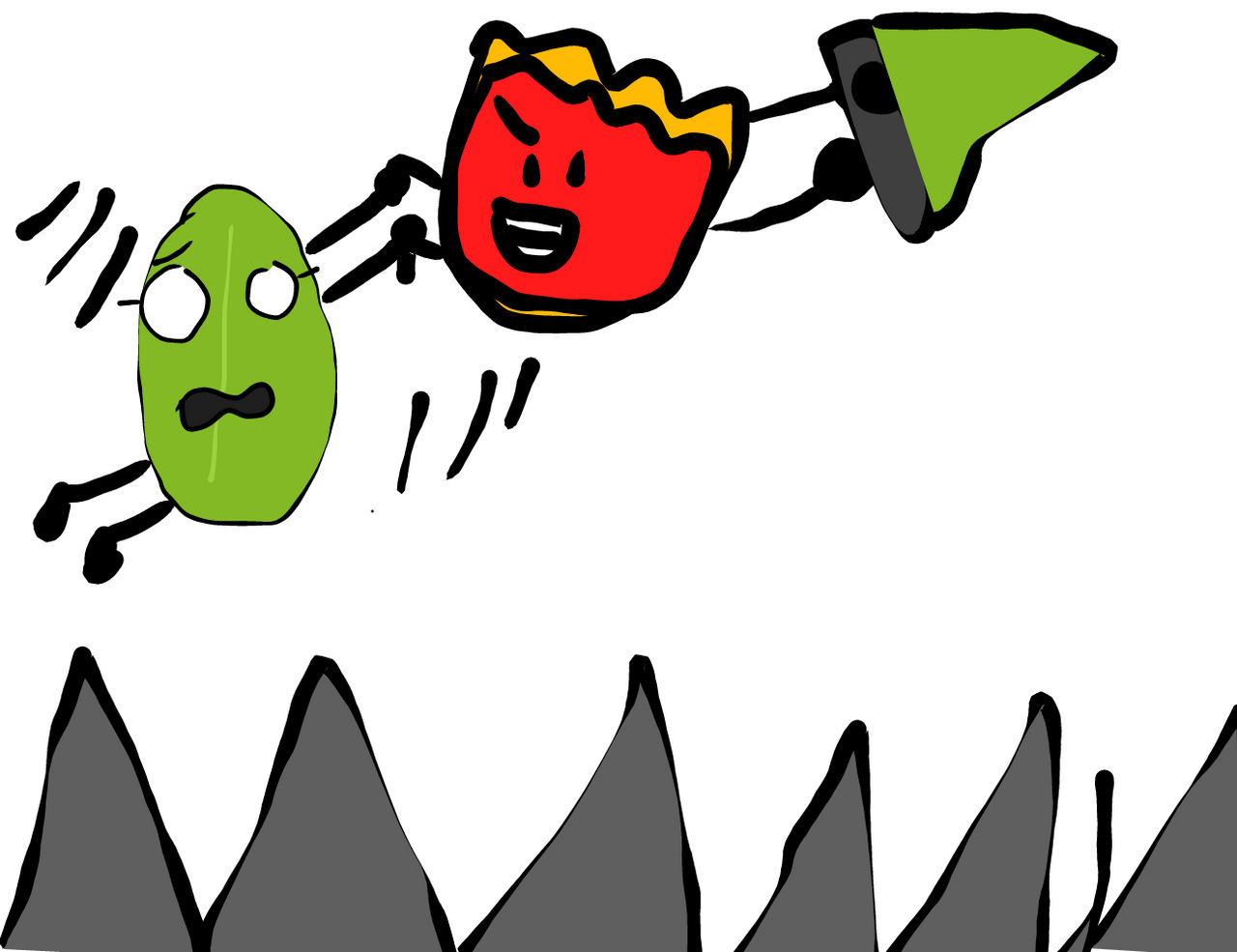 What actually happened in BFDI 25 by TurdGuyYT on DeviantArt
