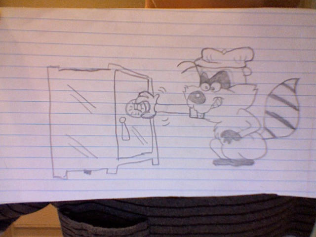Evil Racoon Drawing Evil Raccoon by Pickle4747 on DeviantArt