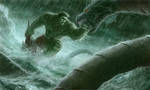 Hulk vs Aqua monster by PhanouArt