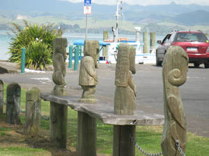 Kawhia - Carvings