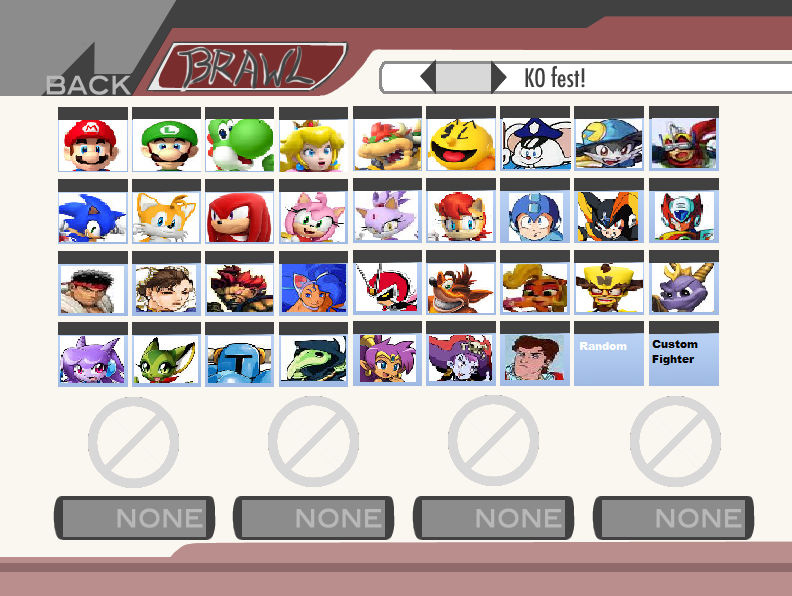 My Brawl Roster by JCFanfics on DeviantArt