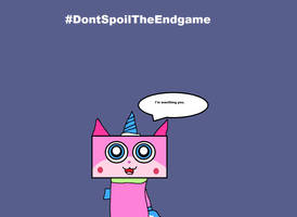 Unikitty Says Don't Spoil The Endgame