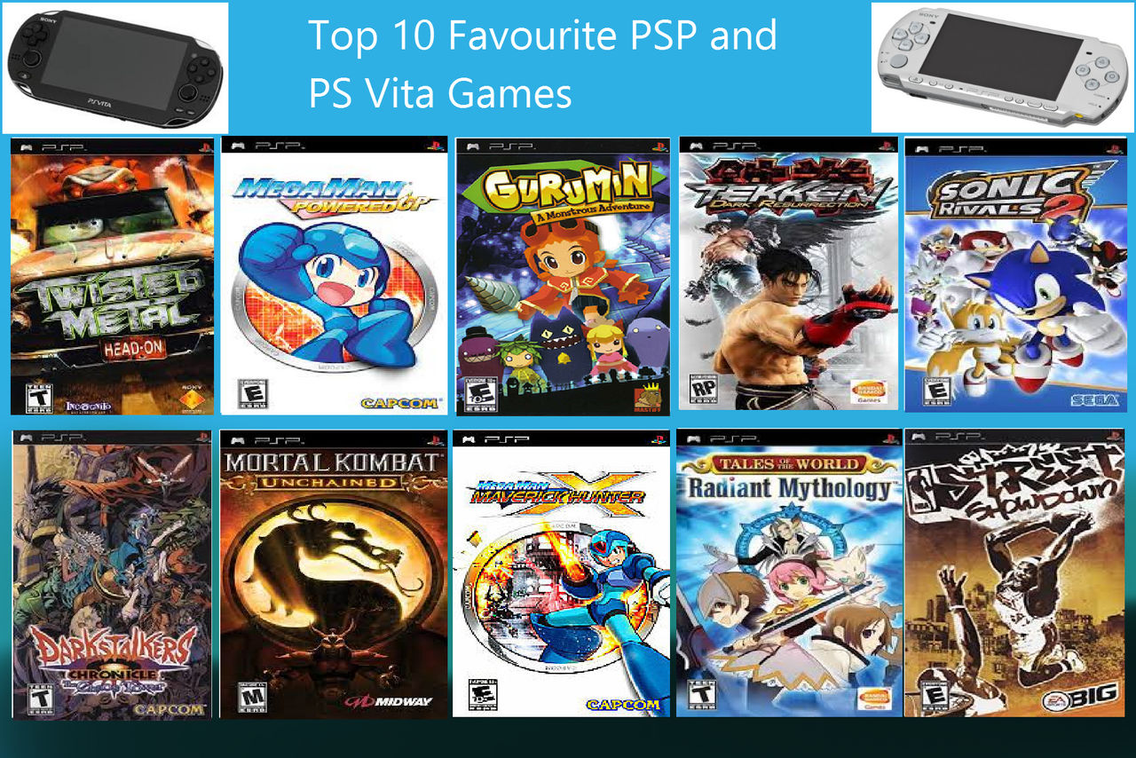 JCFanfics' Top 10 PSP Games by JCFanfics on DeviantArt