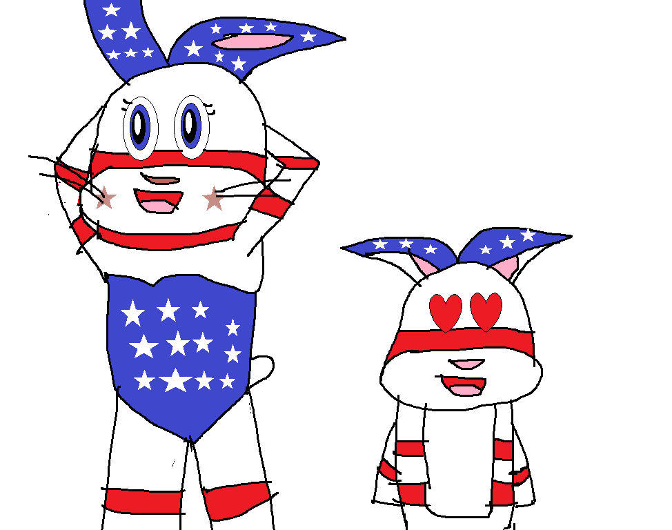 American Rabbit's Star Spangled View by JCFanfics on DeviantArt