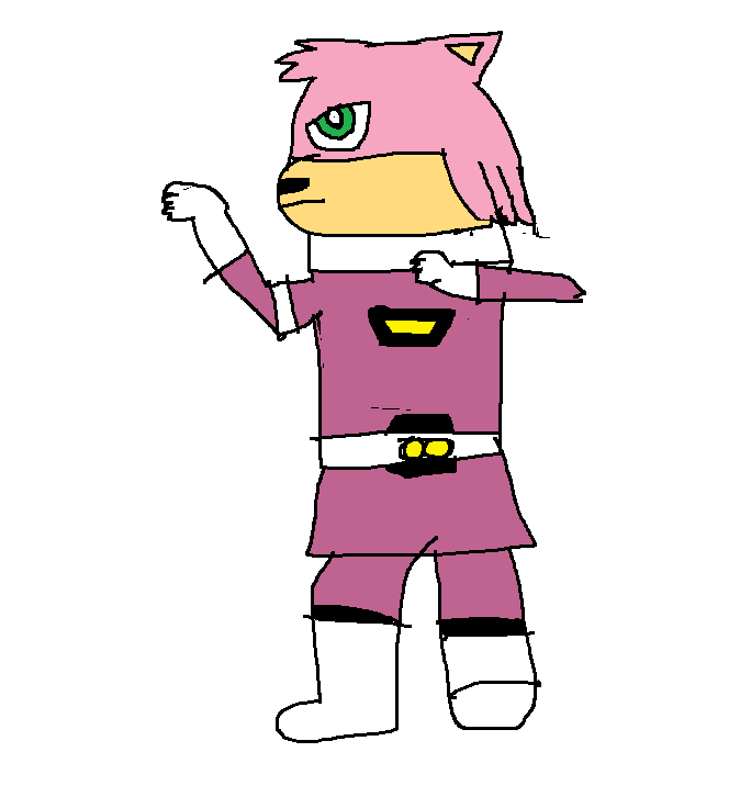 Amy As Pink Racer: Fighting Stance by JCFanfics on DeviantArt