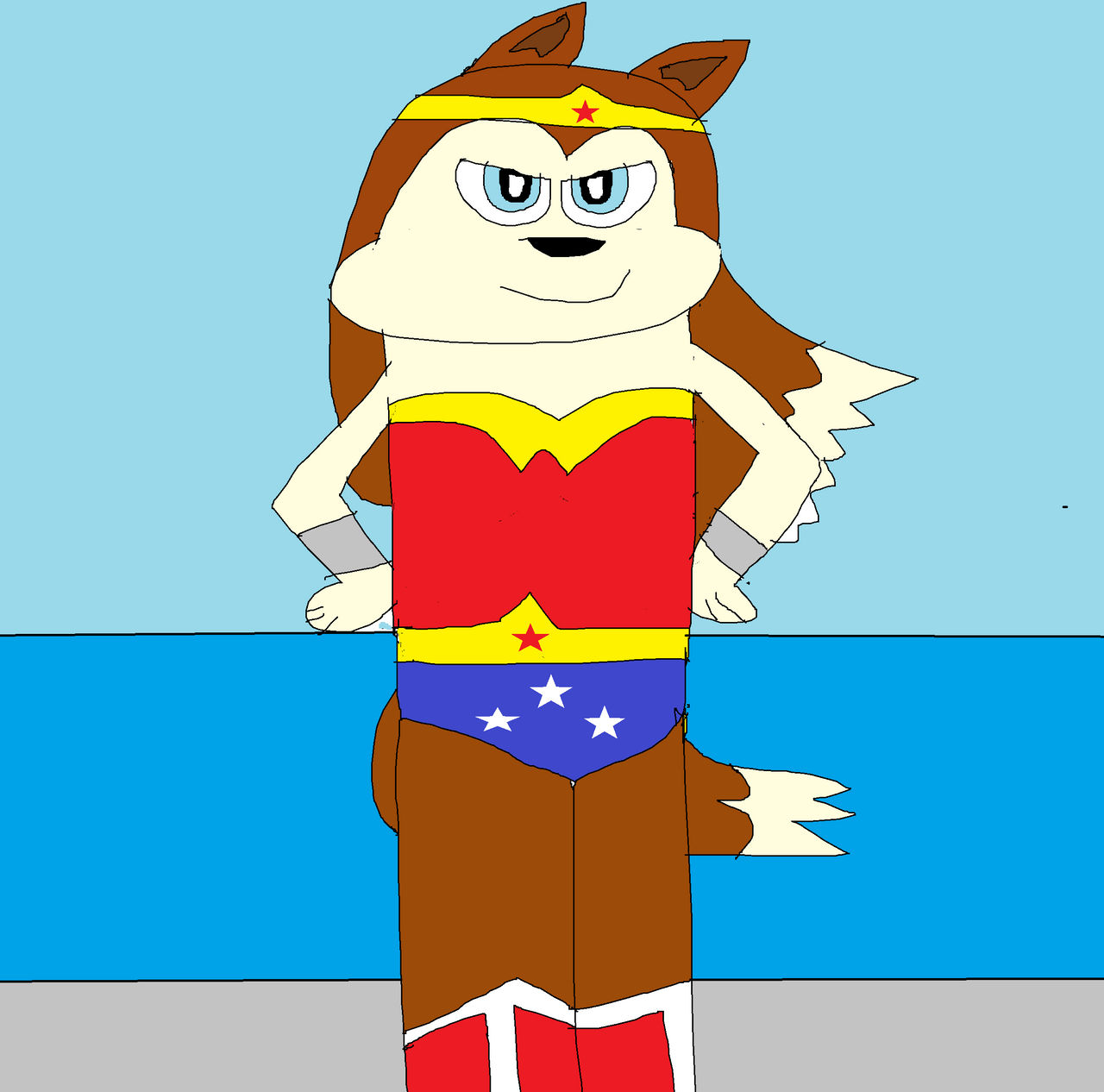 Colleen As Wonder Woman by JCFanfics on DeviantArt