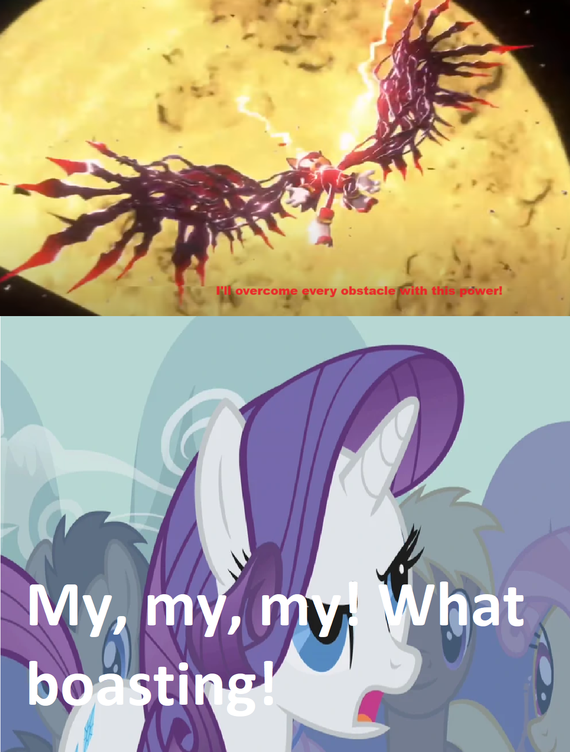 Rarity Dislikes Shadow's Boasting by JCFanfics on DeviantArt