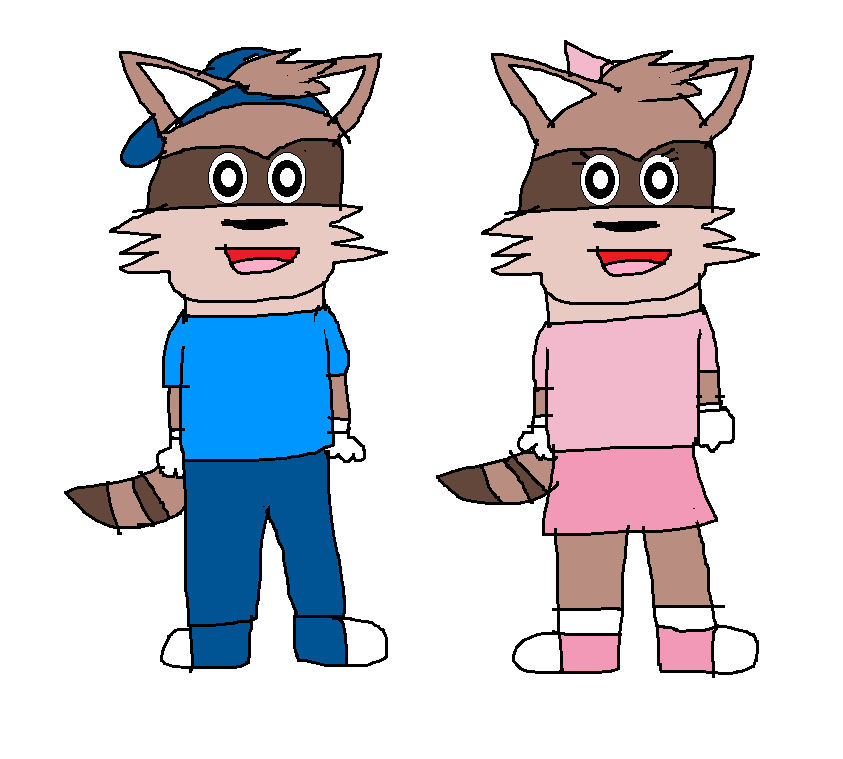 Rusty The Raccoon Rusty And Rosy Raccoon by JCFanfics on DeviantArt