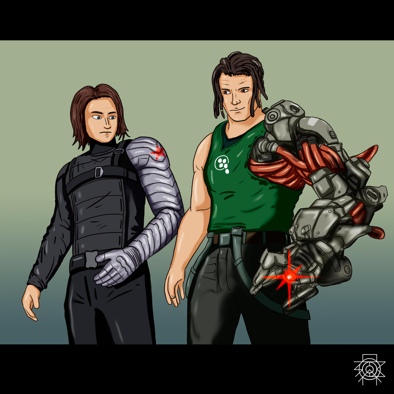 Bionic Commander Deviantart Winter soldier and bionic commando. Envy. by Polynochnuizov on DeviantArt