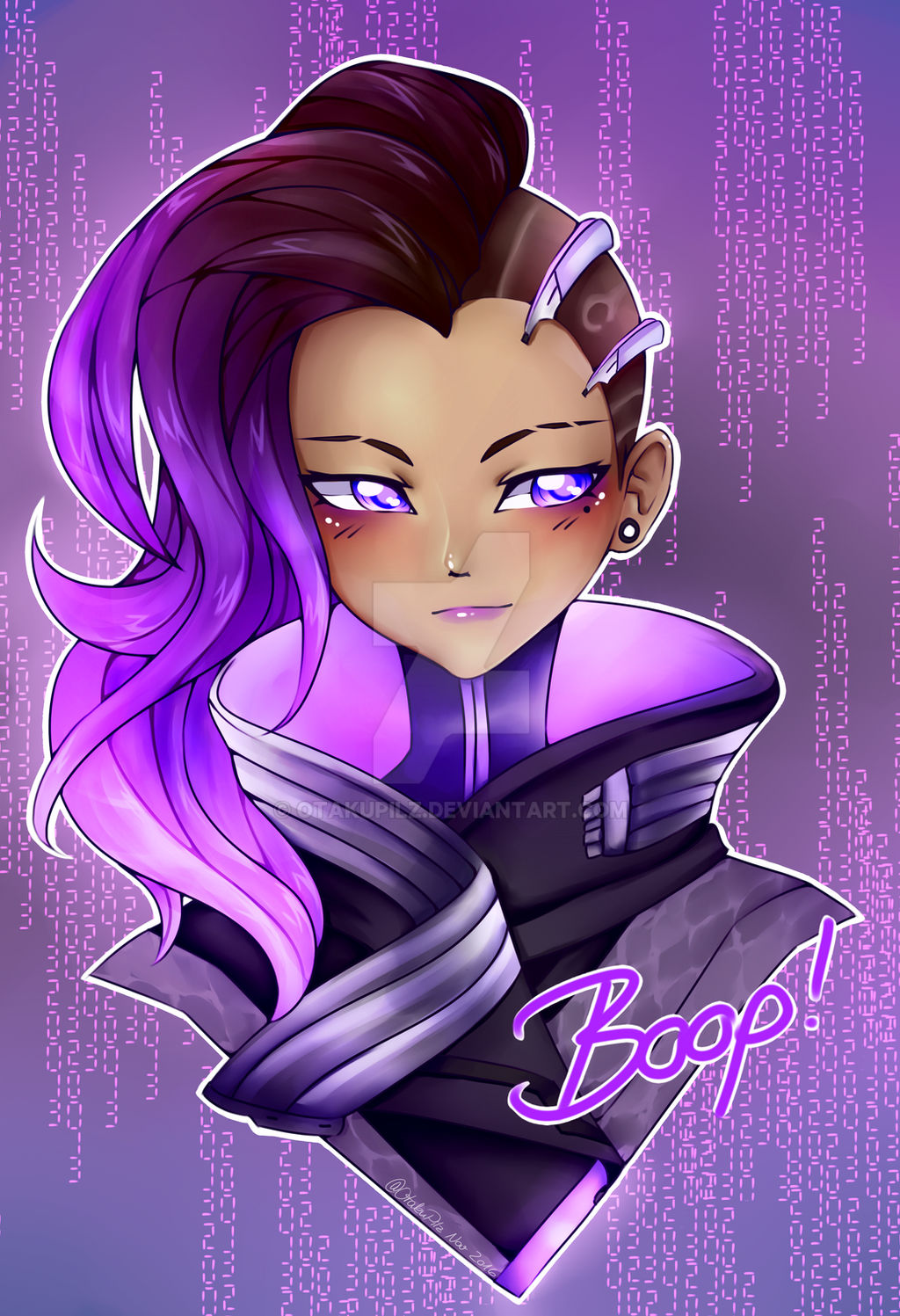 Overwatch Sombra FanArt by OtakuPilz on DeviantArt Overwatch Sombra FanArt by OtakuPilz on DeviantArt