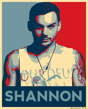 Shannon  Leto  blue + red