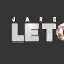 Jared Leto Pic In Typo Wallpaper