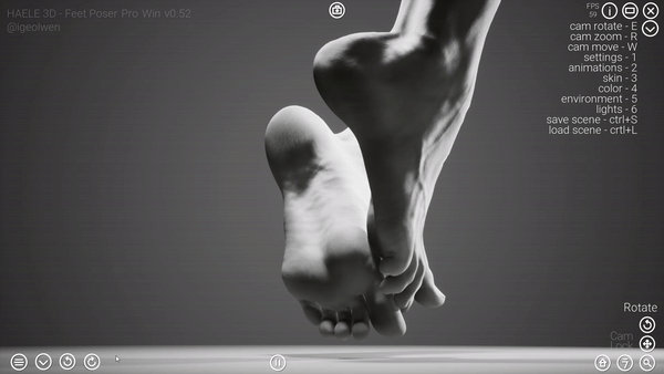 Foot Poses Deviantart Top Touch pose HAELE 3D - Feet Poser by igeolwen on DeviantArt